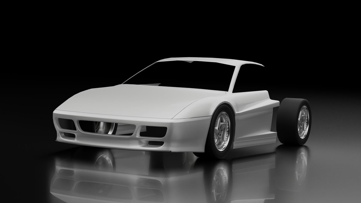 Sasanoha_96's tweet photo. #blender 
原点回帰（車種ほぼ同じだしリメイクみたいなもん）
二年ちょいの成長やいかに https://t.co/9qCOnoVudb
