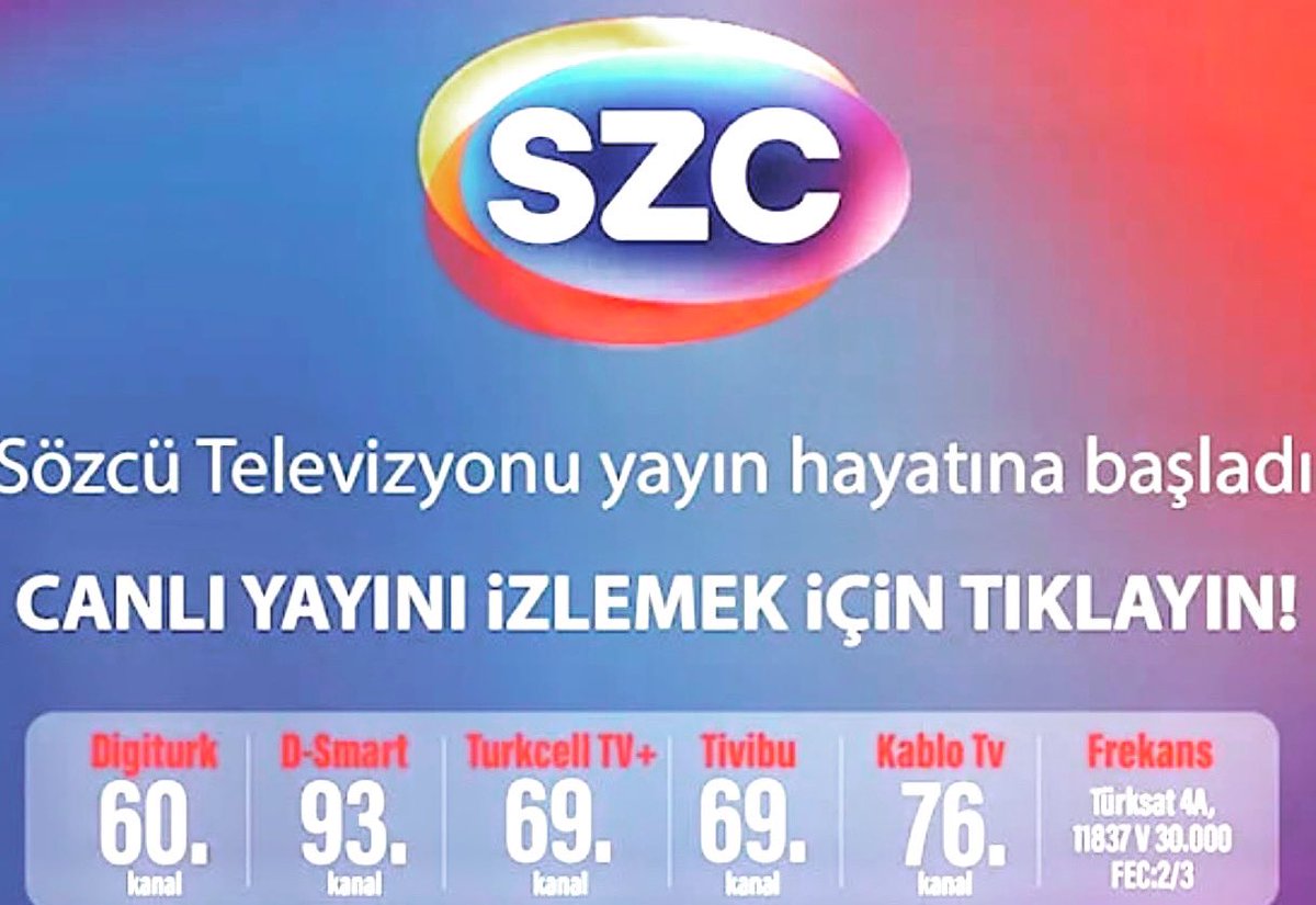 fatihportakal's tweet photo. Başlıyoruz, @szctelevizyonu açıyoruz. Canlı 19 #anahaber 
Tabela #haberimyok

https://t.co/gt6gpurIuN https://t.co/banpMnwqPz