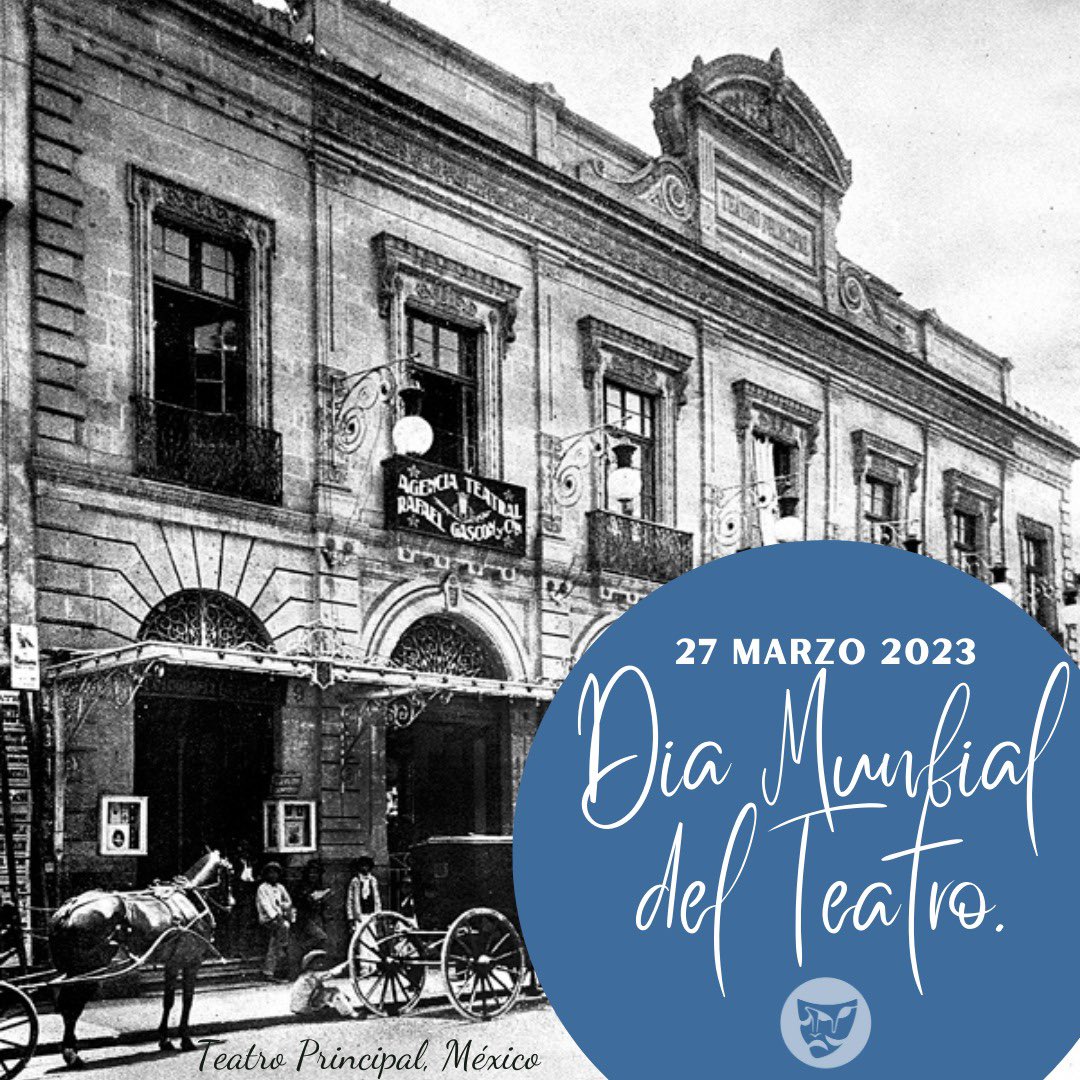 andactores's tweet photo. "El Día Mundial del Teatro,iniciado en 1961 por el Instituto Internacional del Teatro se celebra Es celebrado cada 27 de Marzo por la comunidad teatral internacional".  ¿Sabías que en 2018 Sabina Berman dio el Mensaje del Día Mundial del Teatro y Victor Hugo Rascón Banda en 2006? https://t.co/YfxInH8rRM