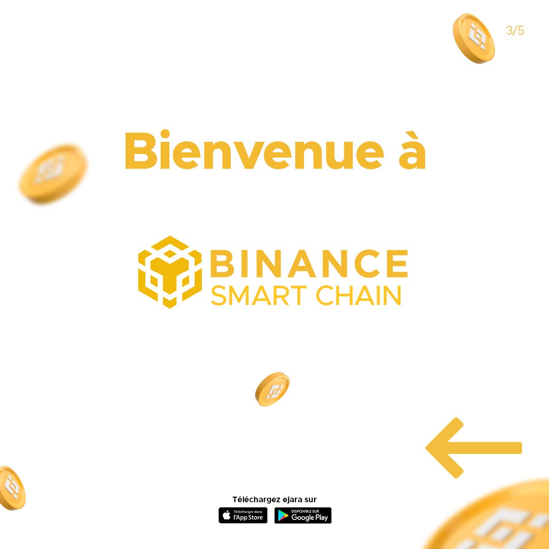EjaraApp's tweet photo. Ils font leur entrée dans ton Wallet Préféré.
Découvrez les nouvelles cryptos disponibles sur Ejara. 
#Ejara #Cryptomonnaies #DeFi https://t.co/U7soSMKbD9