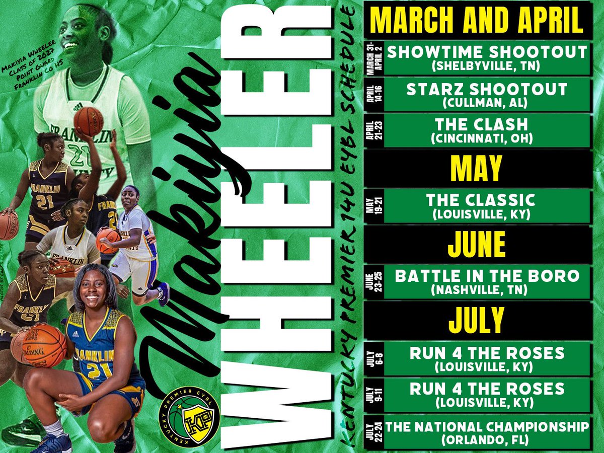 alyxwhite_'s tweet photo. 𝐒𝐂𝐇𝐄𝐃𝐔𝐋𝐄 𝐆𝐑𝐀𝐏𝐇𝐈𝐂𝐒🗓️🏀

Wanna say 𝒕𝒉𝒂𝒏𝒌 𝒚𝒐𝒖 to the teams and players that have allowed me to make their schedule graphics for this AAU season🫶🏼

@LvilleLegendGBB @makiy2027 @savannahggggg @Arieballer1 https://t.co/vaqdAhj8RZ