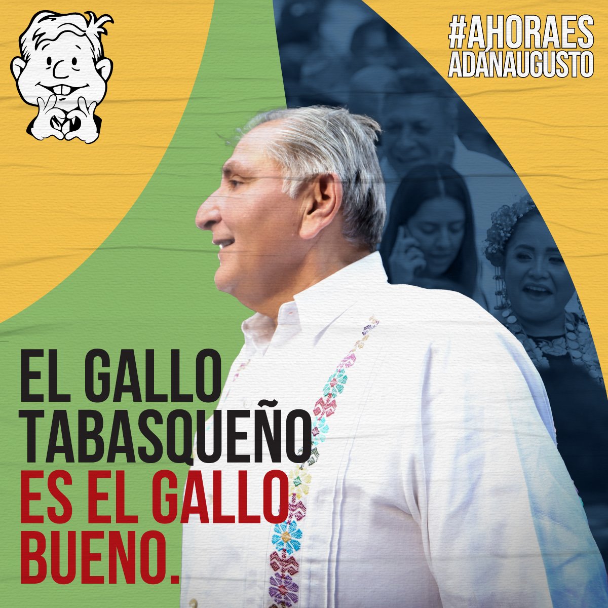 quesiga_lopez's tweet photo. No nos gustan relamid@s. El gallo es garantía 4T. https://t.co/IRl1Mw3Kkn