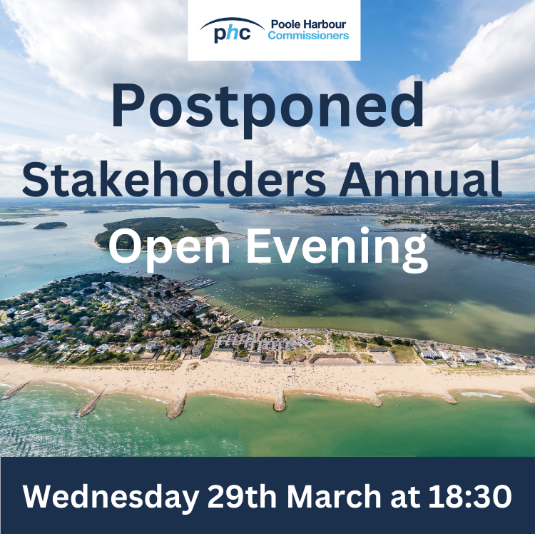 As you maybe aware, the PHC team have all been fully engaged due to the impact of the oil spill in Poole Harbour. It has been a difficult decision, but we have decided to postpone the Stakeholders Annual Open Evening.
A new date will  be released in due course.
Thank you