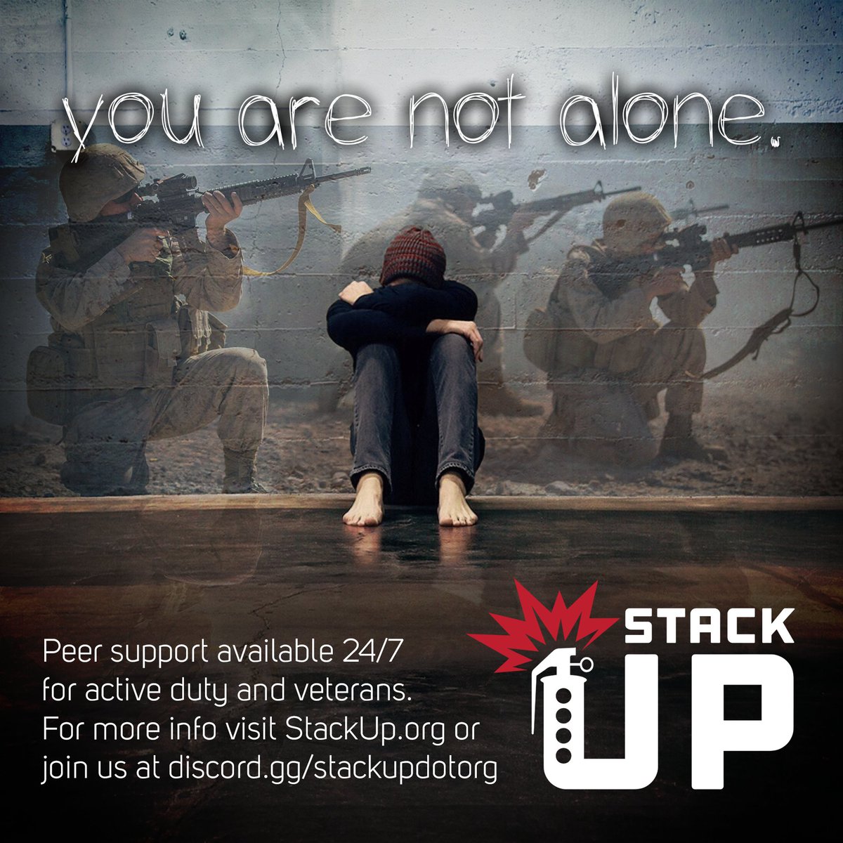 StackUpDotOrg's tweet photo. Whether it's a really bad case of the Mondays or your mental health has been going downhil for a while, our Overwatch Program is ready for you to use in crisis. 

Drop in anytime and ask to speak with and Overwatch Program volunteer. 
https://t.co/5jVBMzEjBU https://t.co/LQxBtQFVe3