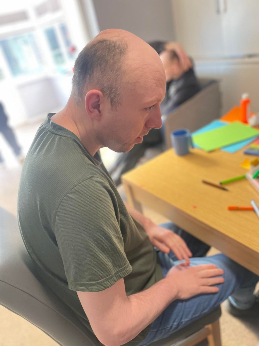 MillenniumSupp's tweet photo. It's World Autism Acceptance Week! 🥳

Our Millies at Sunnybank have gone all out this year to take on the @Autism Spectrum Colour Challenge! The people we support have been creating colourful artwork using their hands and brightly coloured paints!

#LearningDisabilities #Autism https://t.co/EqtrdciQjs