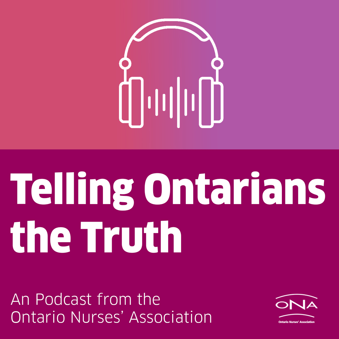 ontarionurses's tweet photo. Catch the latest episode of the ONA Podcast, where Interim Provincial President Bernie Robinson, RN, and First Vice President Angela Preocanin, RN, discuss what’s happened so far this year, from member actions to the election of a new provincial president.
https://t.co/ISLPIVaGER https://t.co/bdzIG8hidt
