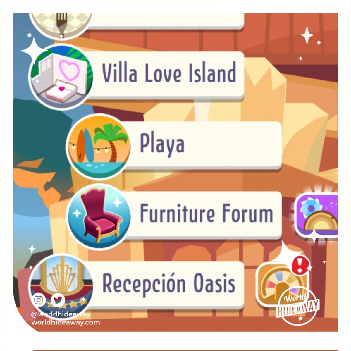 World Hideaway tweet media