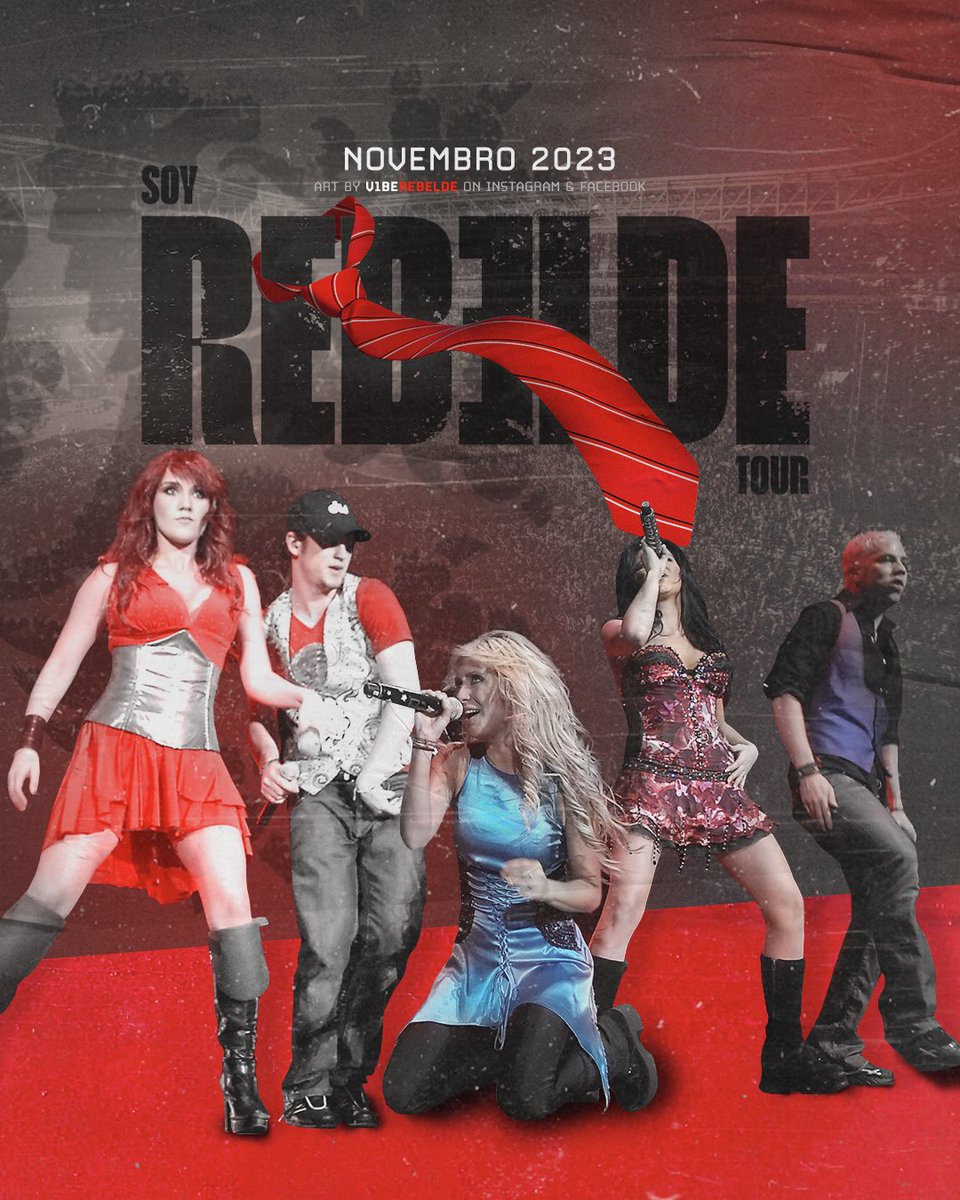 V1beRebelde's tweet photo. FOI A GENTE QUE PEDIU!!!! 🇧🇷 RBD anuncia novas datas da #SoyRebeldeTour no Brasil. 

Quem já vamos!? 😍 #RBD #Rebelde https://t.co/FrMpgkYSii