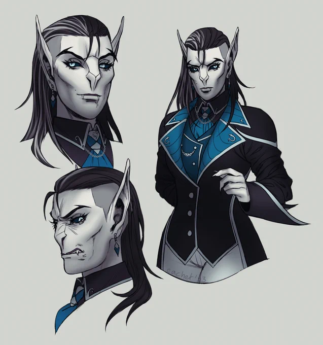 sketch comms of some super cool VtM vamps!! 
