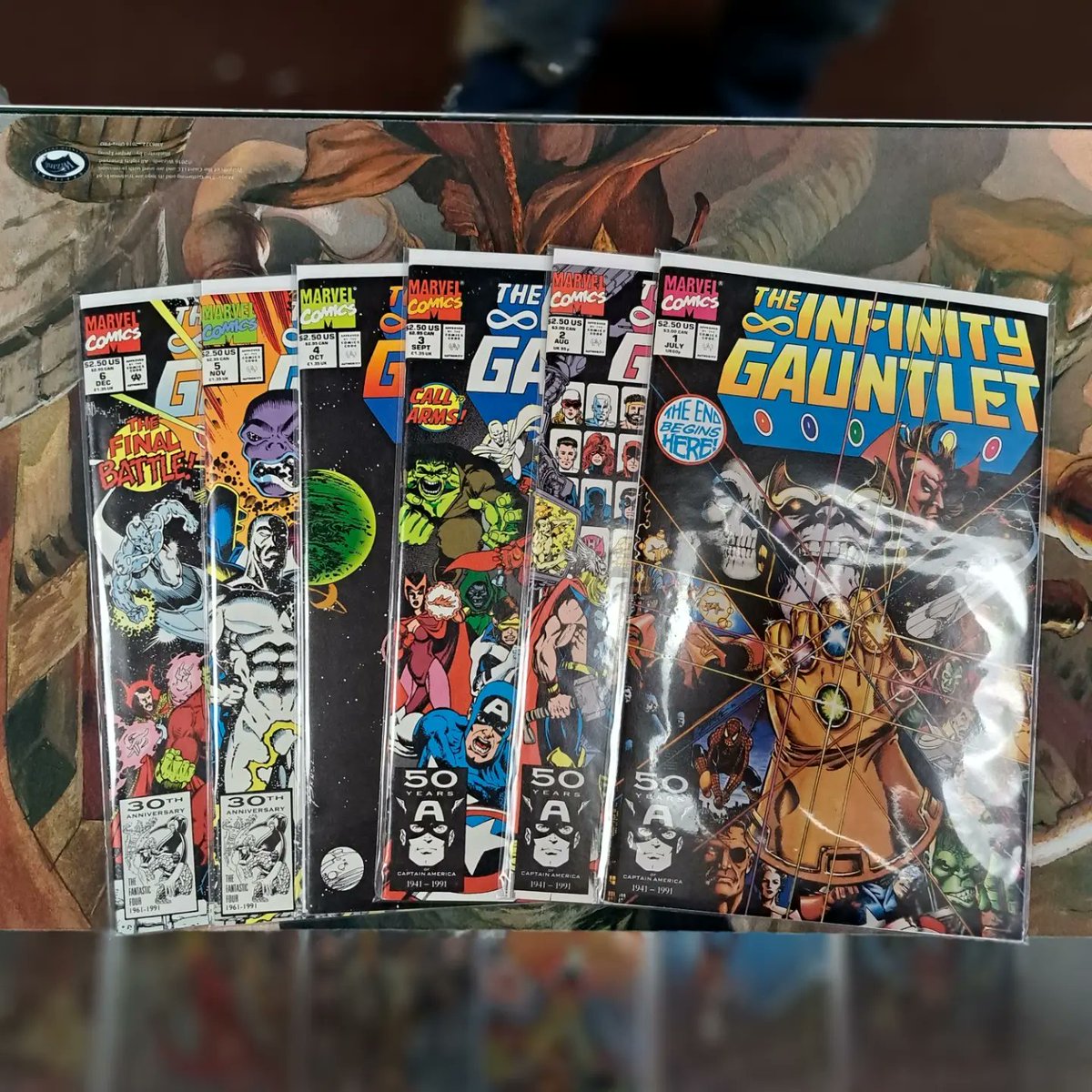 boss_comicsfoco's tweet photo. More goodies going out this week 🥲 they're so beautiful! 

#milesmorales #ultimatefallout4 #infinitygauntlet #moonknight #marvel #boss https://t.co/4nUw3lZxG4
