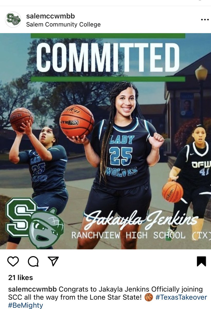 It’s official. Congrats to our very own Jakayla aka Slim! So excited to see you play on the next level. #Wolfpackway