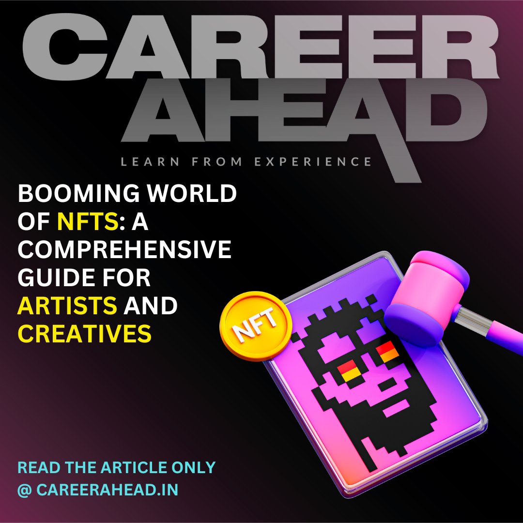 Booming #world of #nfts 📷🎭🎨
#nft #career #art #CareerAhead #startup #careermotivation
