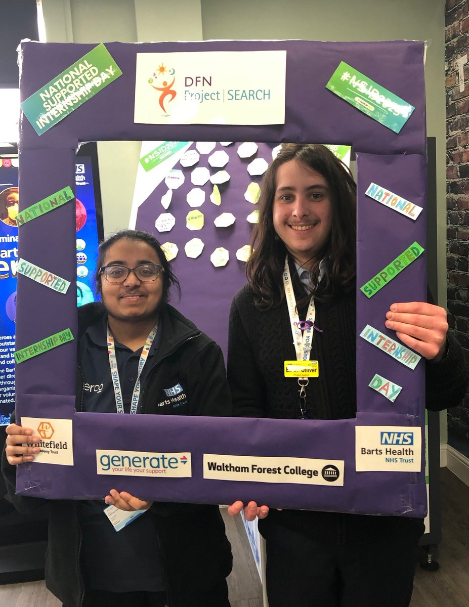 NHSBartsHealth's tweet image. Our interns and graduates from @WhitefieldTrust and @ProjectSEARCHEL do amazing work @WhippsCrossHosp. To mark the first-ever #NationalSupportedInternshipDay, we held a special event to celebrate and thank them. 

Read more 👉 orlo.uk/K1Au9