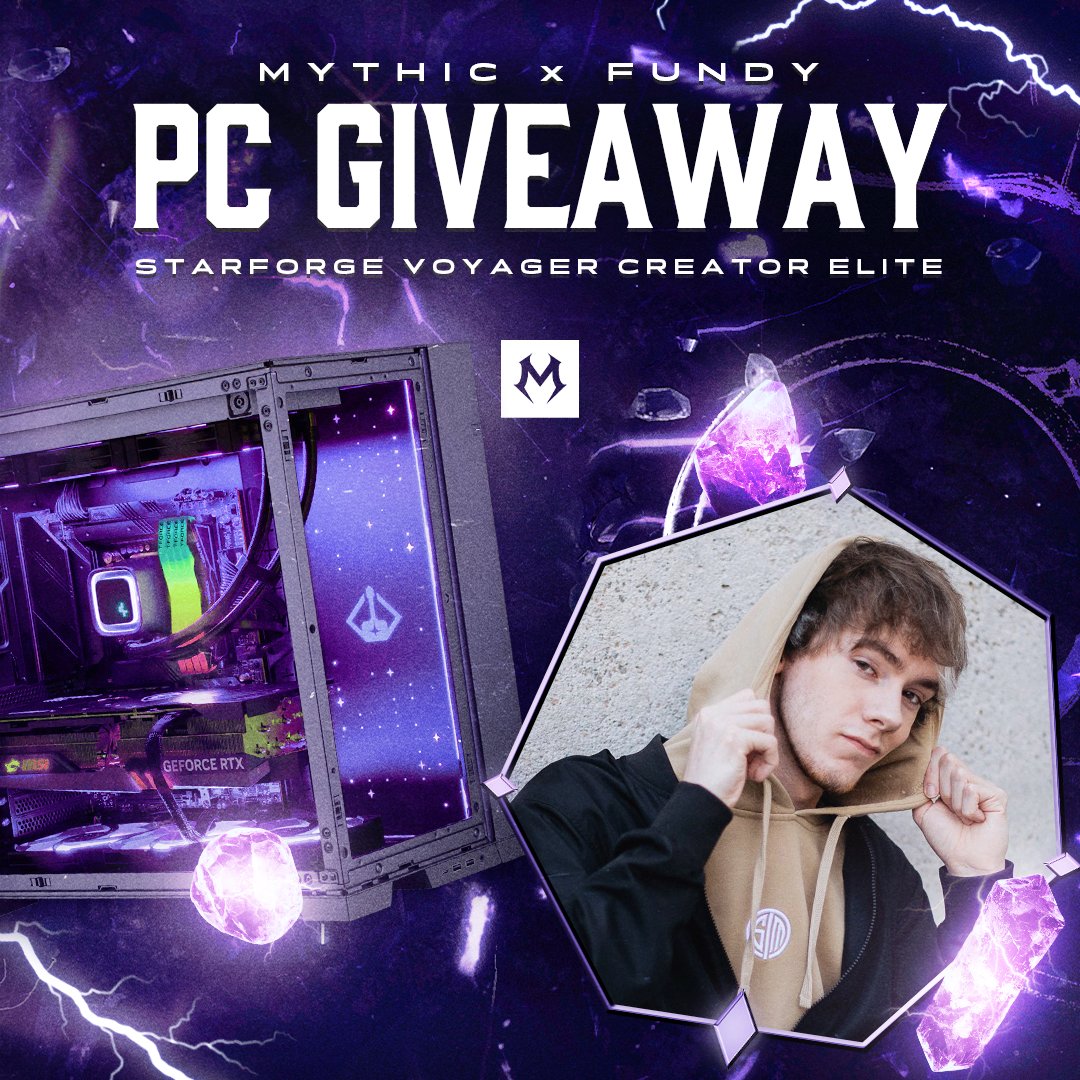 Mythic Talent (@MythicTalent) on Twitter photo 2023-03-27 19:00:00 To celebrate @FundyLive joining Mythic, we're giving away a Voyager Creator Elite PC w/ a 4090 & i9 🥳 To enter: ⚡️ Like/RT this post ⚡️ Follow @FundyLive @MythicTalent @StarforgePCs ⚡️ Enter to win: vast.link/Mythic-Talent Ends 4/26 To celebrate @FundyLive joining Mythic, we're giving away a Voyager Creator Elite PC w/ a 4090 & i9 🥳 To enter: ⚡️ Like/RT this post ⚡️ Follow @FundyLive @MythicTalent @StarforgePCs ⚡️ Enter to win: vast.link/Mythic-Talent Ends 4/26