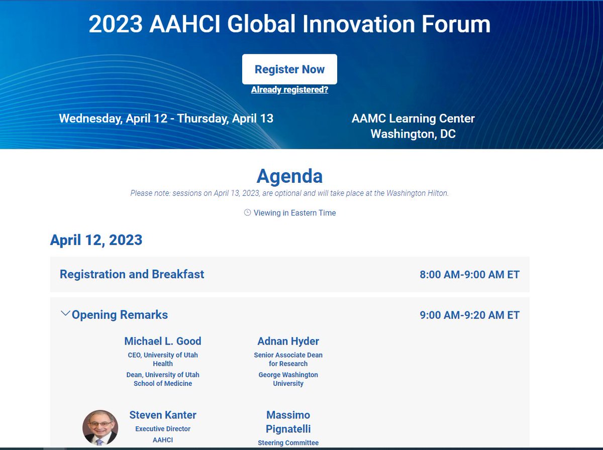 Our #GIF2023 is only 2 weeks away! Join us in-person to discuss how #collaboration drives #resilience and the value of investing in #partnerships! More info and full agenda available: bit.ly/3YE6JBy #AcademicHealth #AAMC #healthprofessionseducation #healthpartnerships