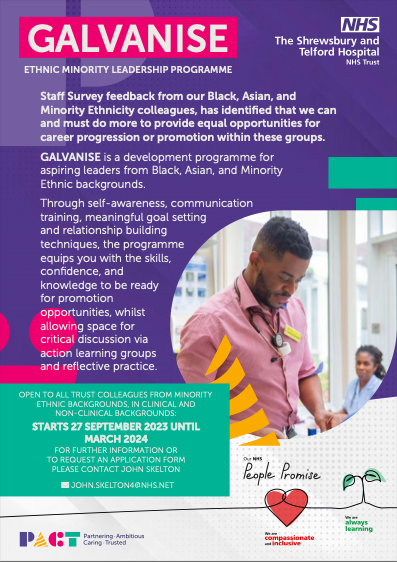 Look out for applications opening to the 23/24 GALVANISE programme - an opportunity to progress your leadership journey within the trust <a href="/sathNHS/">SaTH</a> <a href="/SaTH_OD/">SaTH OD</a>