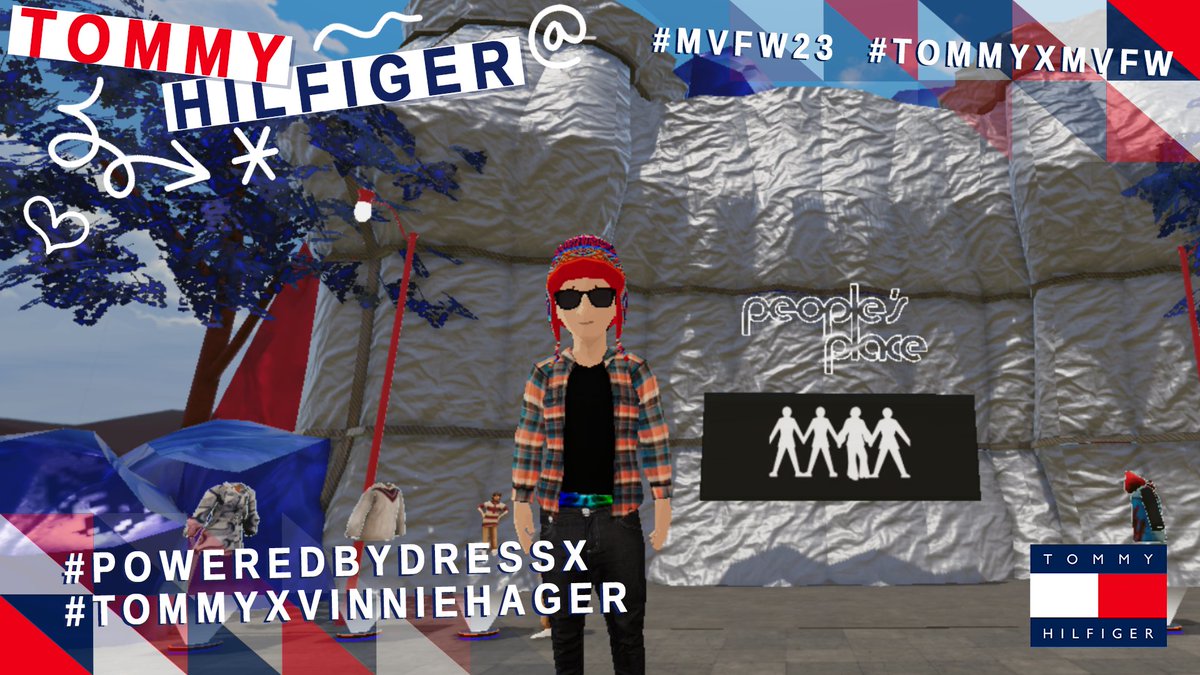 #powerdbydressx #tommyxvinniehager #MVFW23 #tommyxmvfw @TommyHilfiger