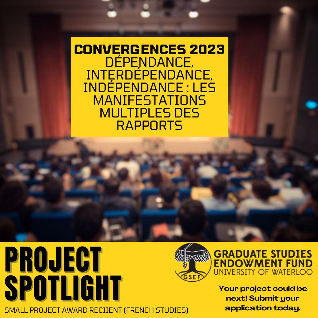 GSEF is happy to support the Convergence Committee in holding ​this conference in which graduate students can share their research in a familiar environment and create networks in their specialized areas of study.