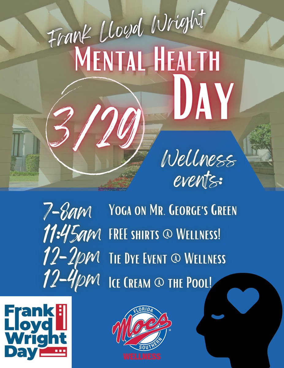 Get ready for Frank Lloyd Wright Day! Enjoy your day off by visiting us at the HWC during the different events we are offering! We hope to see you there Mocs!