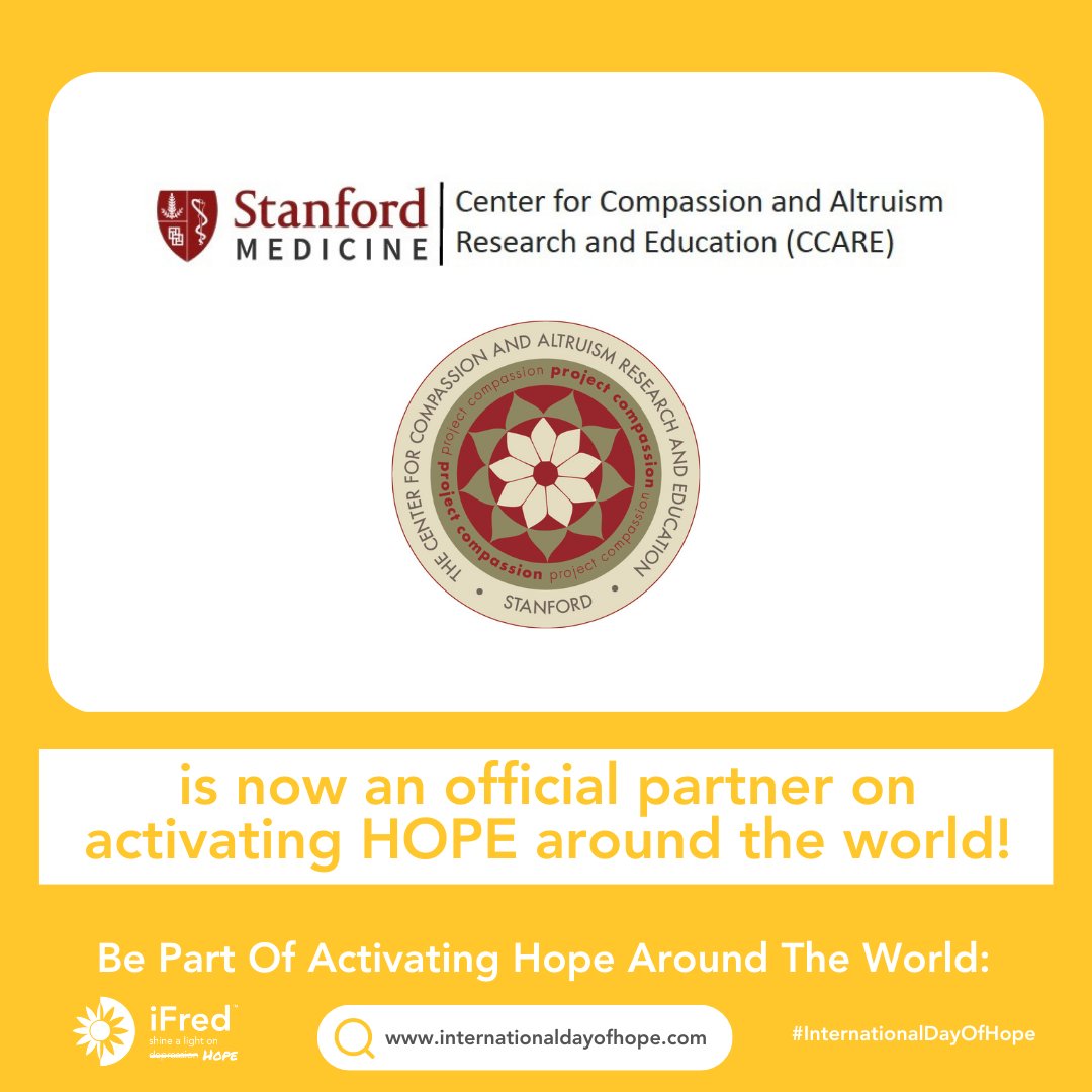 iFredorg's tweet photo. We are excited to announce that @CCARE has joined our International Day of Hope activation.
Want to join the efforts? Sign-up your organization today at https://t.co/4nZfOnQU8g
#InternationalDayOfHope #ActivateHope #SHINEHope #GrowHope #SpreadHope #Hope https://t.co/pbOyD6a8zK