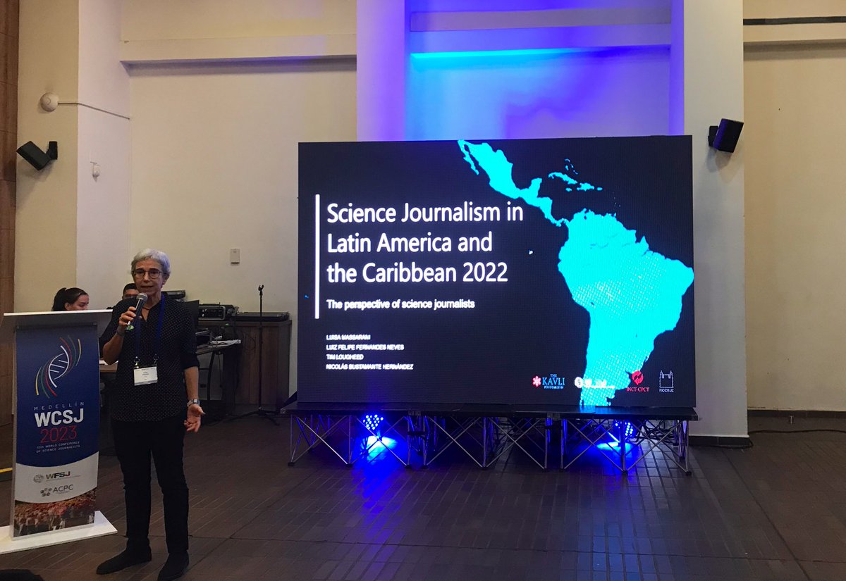 The second workshop of the day explores #scienceJournalism in Latin America and the Caribbean

By: @LuisaMassarani and @ScienceNico 

#WCSJ2023