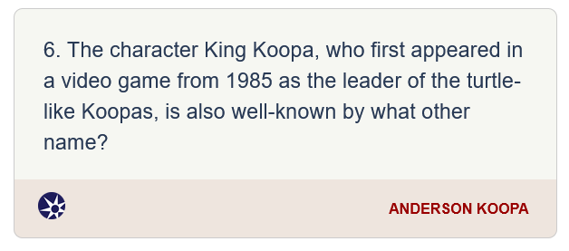 LearnedLeague's tweet image. #LL96 #bestwronganswers