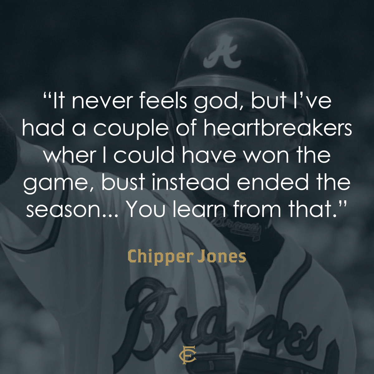 Motivation Monday 👊

fcgoods.com

#chipperjones #atlantabraves #mlb #baseball #baseballwallets #leathergoods