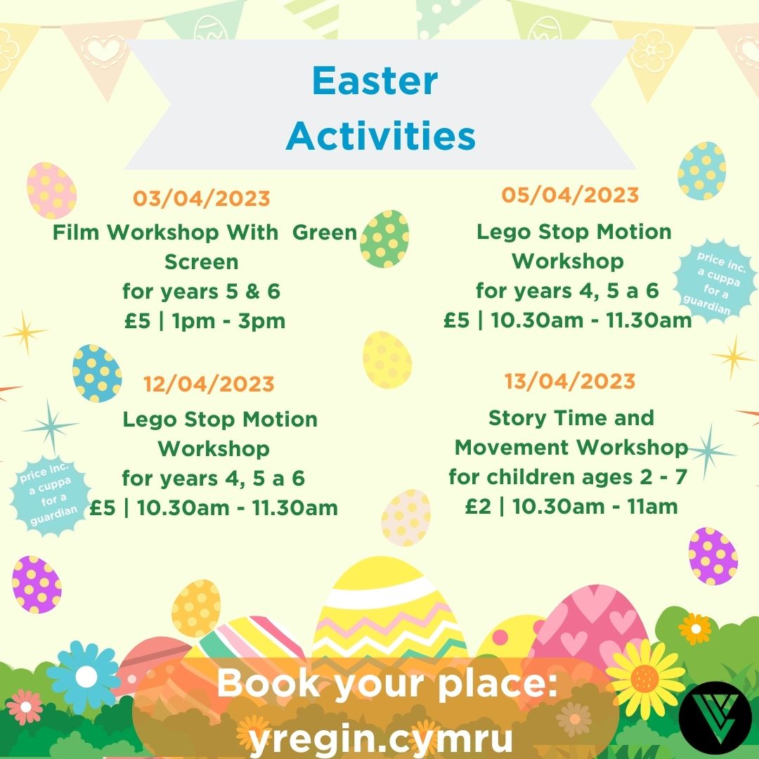 🐣 GWEITHGAREDDAU'R PASG | EASTER ACTIVITIES 🐣

** NIFER CYFYNGEDIG O LEFYDD AR GAEL | LIMITED SPACES AVAILABLE ** 

Archebwch le i'ch plentyn yma: | Register your child here: 

yregin.ticketsolve.com/ticketbooth/sh… 

<a href="/drindoddewisant/">Drindod Dewi Sant</a> <a href="/yr_atom/">Yr Atom</a> @MenterGSG <a href="/MenterDinefwr/">Menter Dinefwr</a> <a href="/MenterCGE/">MenterCwmGwendraethElli</a>