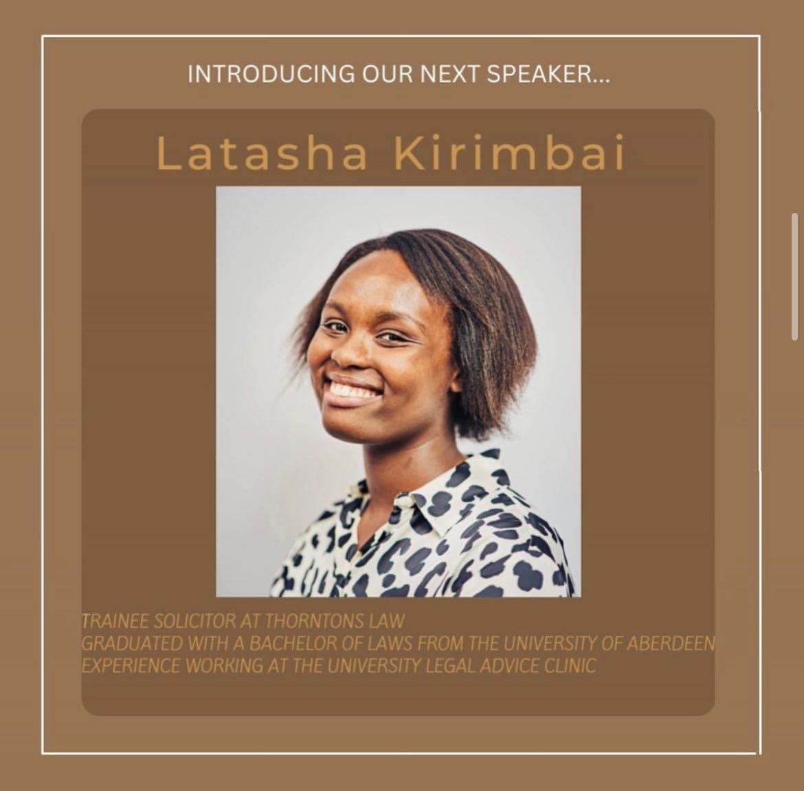 This is very unnerving but I am most excited to speak at my first panel event tomorrow at <a href="/EdinburghUni/">The University of Edinburgh</a> ‘s BAME Society Event! Can’t wait to discuss some important topics and assist students who need it