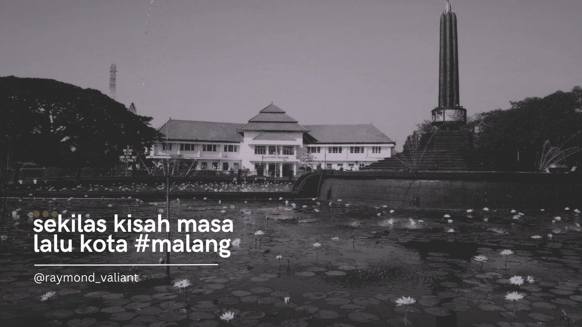 1 April 2023 ulang tahun Kota #Malang ke 109. Untuk memeriahkan, saya akan tweet sekilas masa lalu kota ini. Semoga mencerahkan, meski tidak selalu menyenangkan. Sila diikuti jika berkenan.