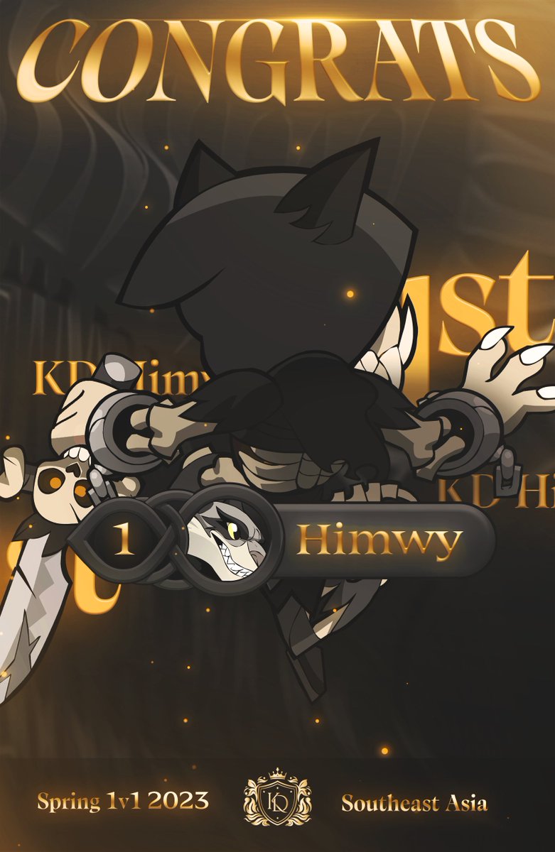 Kingdom_0rg's tweet photo. 👑 CONGRATULATIONS @himwy_ FOR WINNING ANOTHER 1v1 TOURNEY FOR KINGDOM! 👑

🎊 Well played to everyone in his bracket and unfortunately @Abednator1 wifi crashed during the tournament. 🥂 We will get the gold and silver next time!! https://t.co/EKwUkcg2rJ