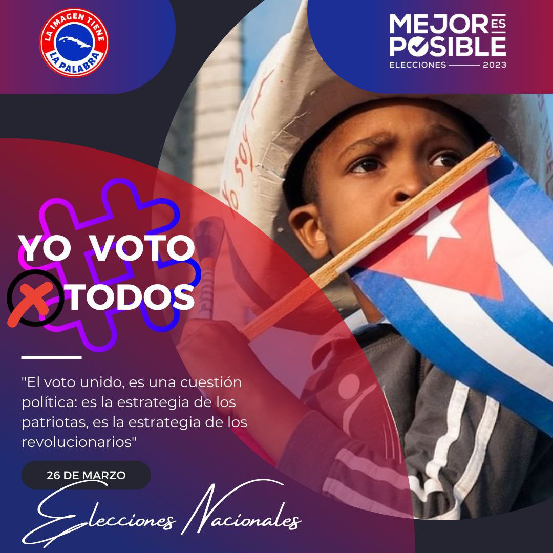 #Cuba La Comisión Nacional Electoral informa q el 75,92% de los electores: 
6 164 876 cubanos votaron por el socialismo en el día de ayer. Elegidos  por el pueblo los 470 candidatos a diputados. ¡Victoria de la Revolución! #60AniversarioHNaval #VotoXTodos #VotoUnido