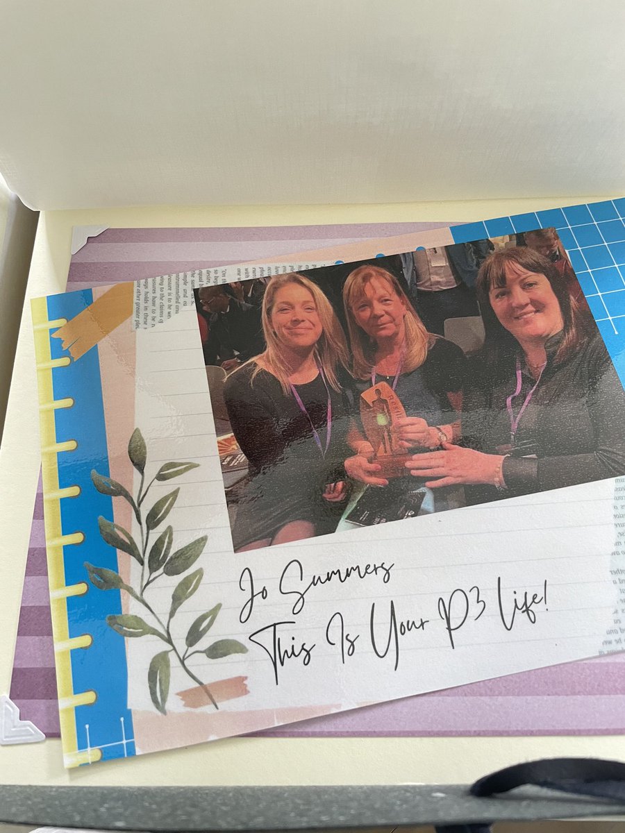 With thanks to all my <a href="/P3Charity/">P3</a> colleagues for this wonderful book of memories….
I am a blubbering mess #bestcolleaguesever #bestcharityever #thanksamillion