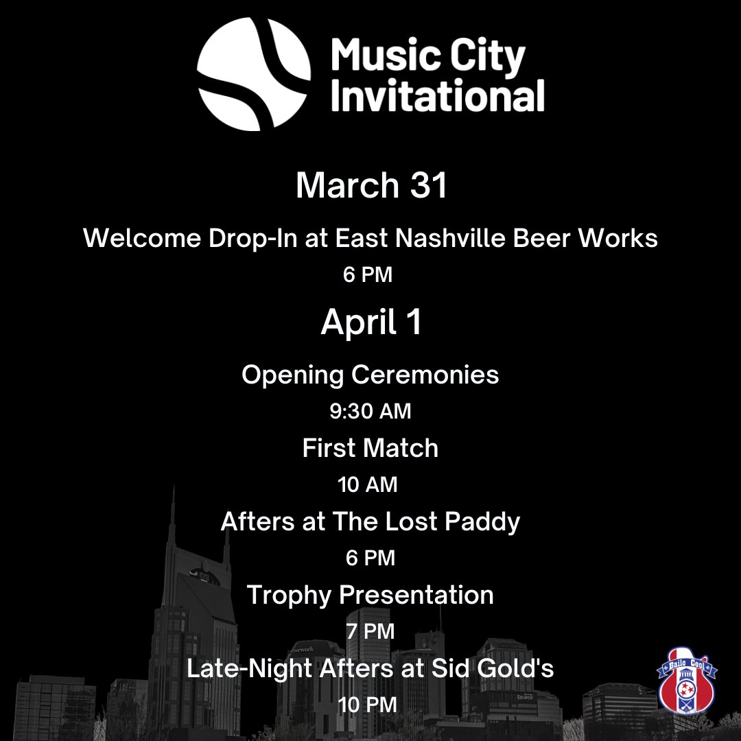Here's what to expect and when to expect it this weekend at the MCI. 

PS, if you're coming to the welcome drop-in, East Nashville Beer Works will serve Irish breakfast pizza, and that's a delicacy you just can't miss!