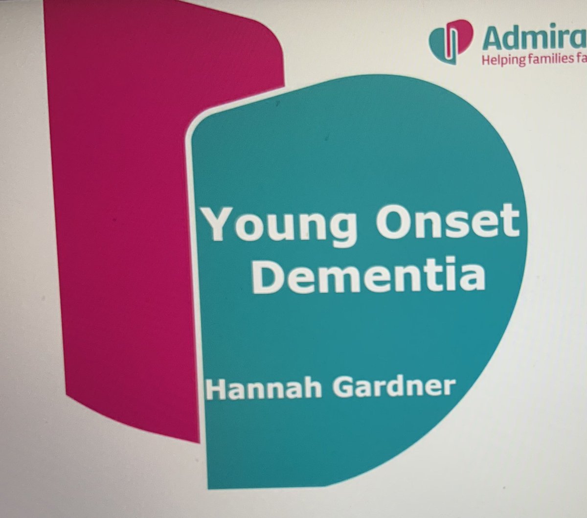 Pleasure talk on behalf @julesknightDUK to Bromley Memory Service Team about Young Onset Dementia #raredementia #impactonfamily #youngcarersupport #palliativecare #advancecareplanning @DementiaUK @YoungDemNetwork