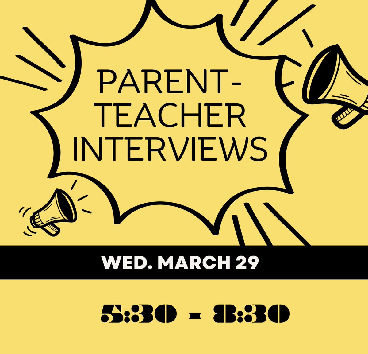 Parent-Teacher interviews are happening this Wednesday from 5:30 - 8:30 pm. ✨✨NEW✨✨ 
To schedule an appointment go to: parentinterview.com/s/xavier
The scheduling website closes at 11:00 pm March 28th.