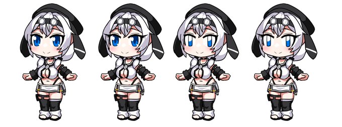 どの目がいいか悩み中#絵に描いたもち子 