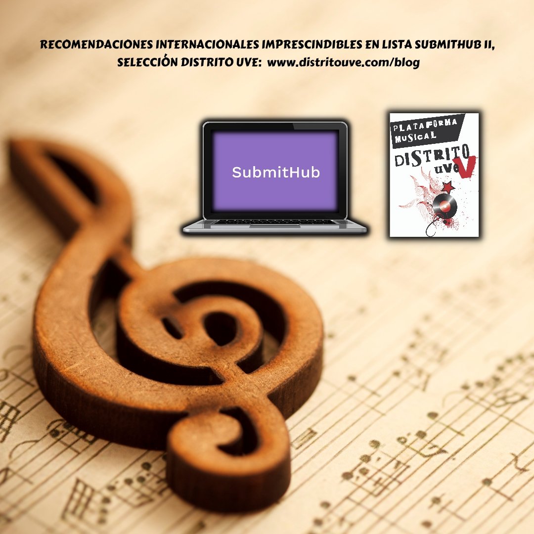 distritouve's tweet photo. Más #música #internacional que recomiendo en #blog #DistritoUve con selección musical elaborada desde enfoque #MusicCurator en SubmitHub. Lee, escucha y RT ✅ https://t.co/N20uFUriQY

🎶👇
@ShowWhight
@EdinBarrows
@SFSband_ 
@lordsofdust
@ShawnMeow
...
Y así hasta 10 opciones ✨ https://t.co/tEsNQeKnQP