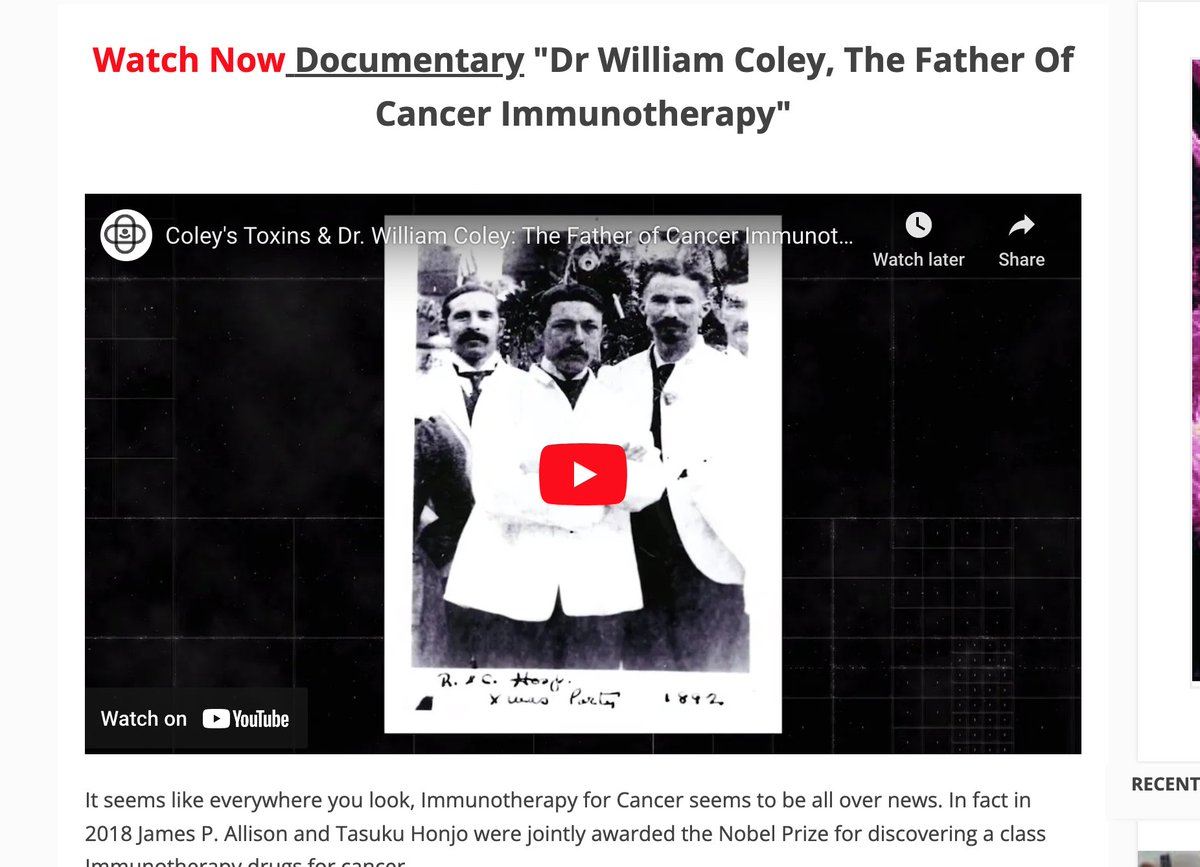 Watch the Documentary 'Dr William Coley, The Father of Cancer Immunotherapy' on our website CHIPSAHospital.org now! #chipsahospital #cancertreatment #cancerresearch #cancerclinic #chipsahospital #cancer #oncology #cancertreatmentmexico #healthcare #smile #chipsa #coley