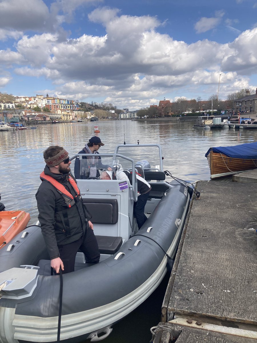 Lovely day to carry out some RYA Powerboat training with @BristolMaritime 
@SMiddlecote_SG @MichaelJ_SG #riversurveying #bristolharbour
