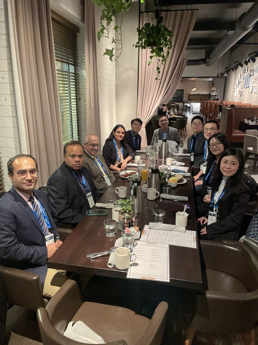 Breakfast with ENFL symposium organizers
#ACSSpring2023 #ACSENFL