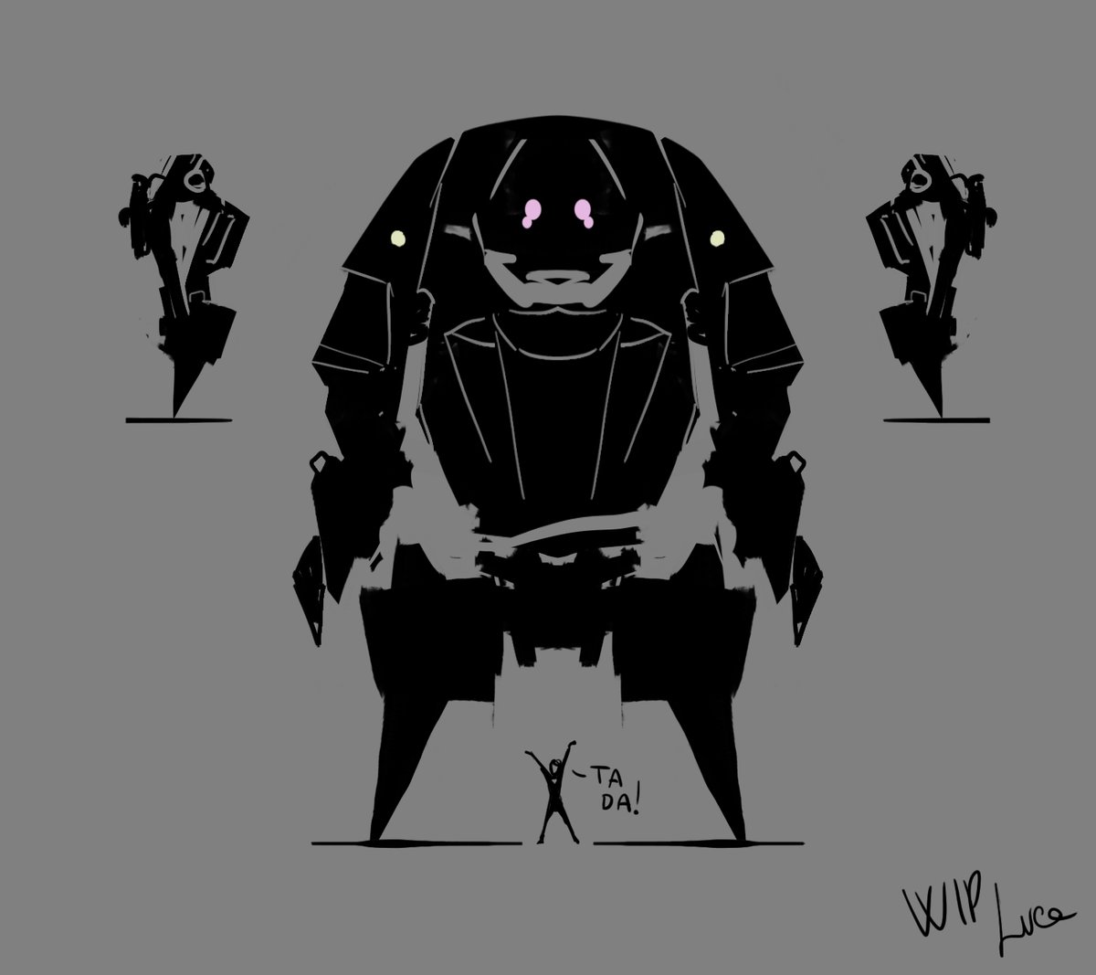 TheBusterMonkey's tweet photo. GM world! Kicking off the week with some sketching! New Mechas in the making, or sort of 😎! https://t.co/M43v26lmX4
