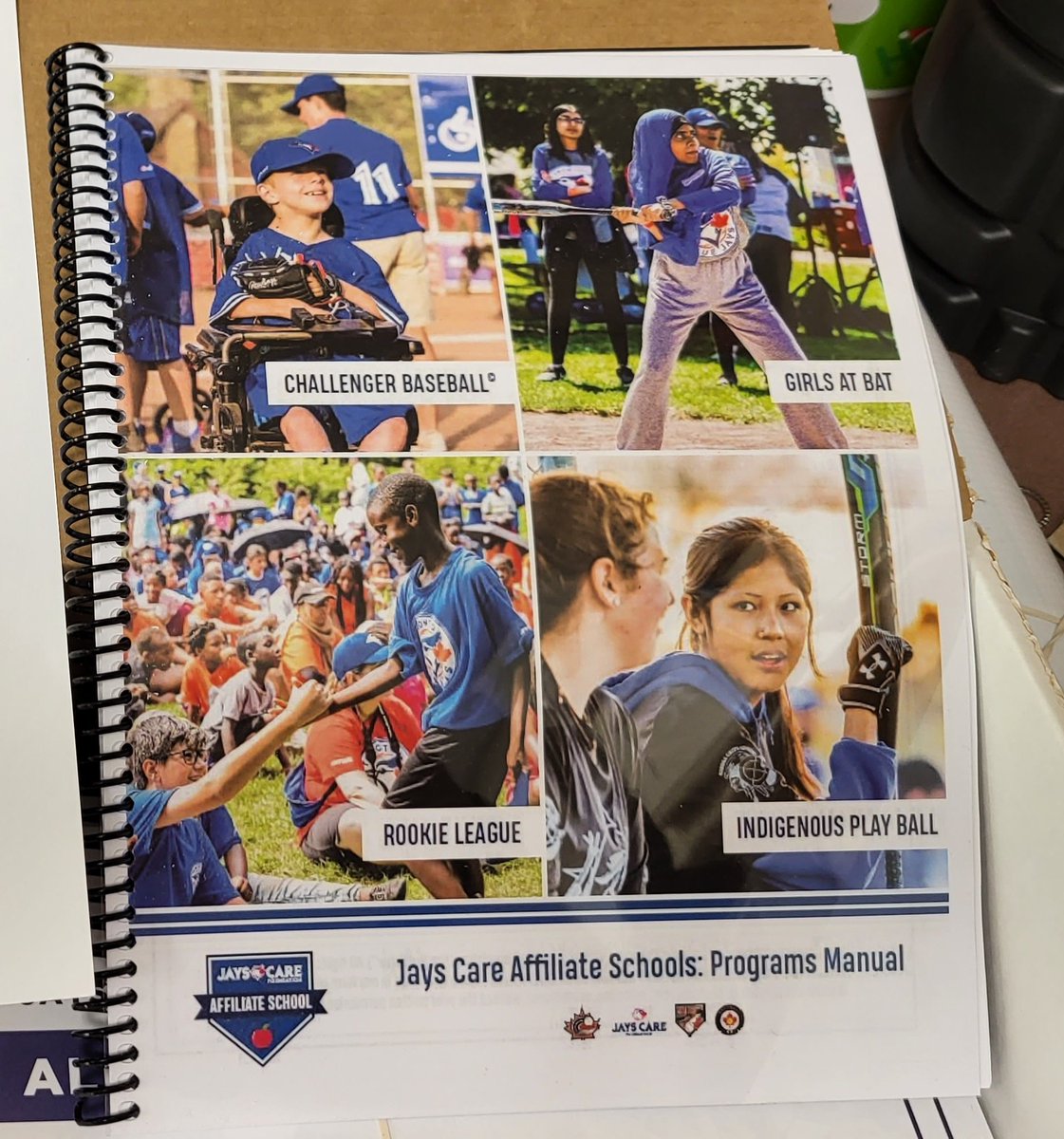 jwk_13's tweet photo. @JaysCare  thanks for the great kit. With the weather turning we're ramping up our affiliate school program and challenger baseball is getting ready to take off! https://t.co/ahE0DgXmnV