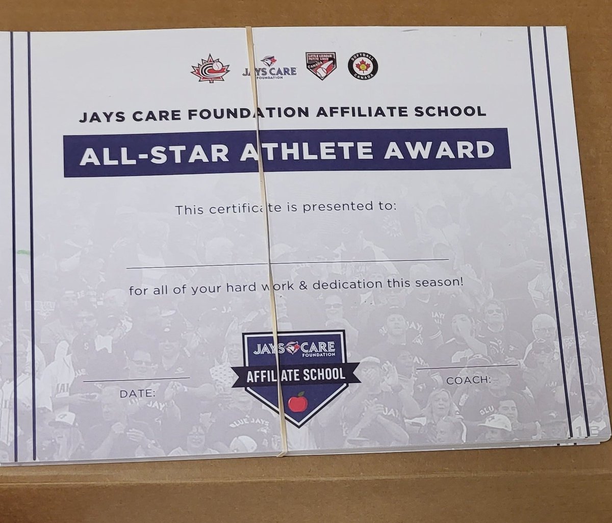 jwk_13's tweet photo. @JaysCare  thanks for the great kit. With the weather turning we're ramping up our affiliate school program and challenger baseball is getting ready to take off! https://t.co/ahE0DgXmnV