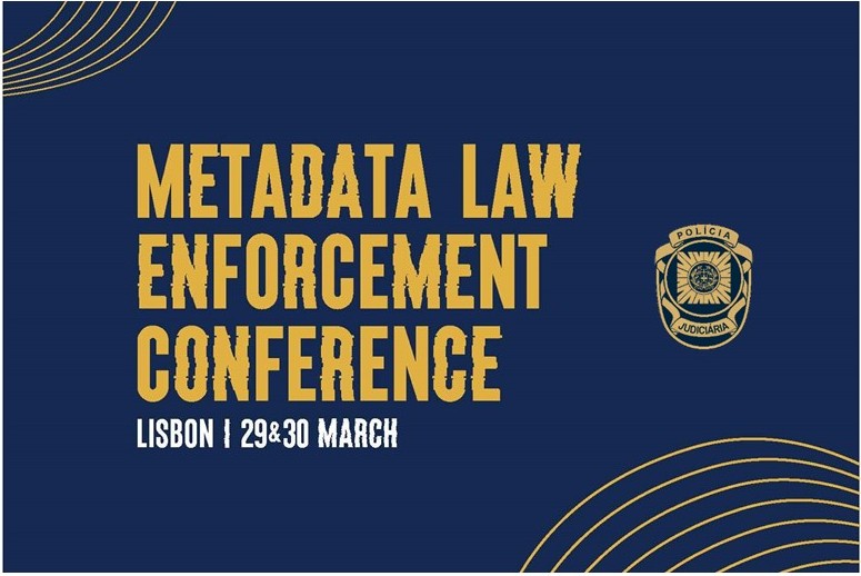 PJudiciaria's tweet photo. A Polícia Judiciária organiza a Metadata Law Enforcement Conference, que terá lugar no Edifício-Sede da Polícia Judiciária, em Lisboa, nos dias 29 e 30 de março de 2023.
☑️Toda a informação em https://t.co/uvqCFeK3BN
#policiajudiciaria #cooperaçãopolicial #metadados #LEA https://t.co/hMPmvIBxSI
