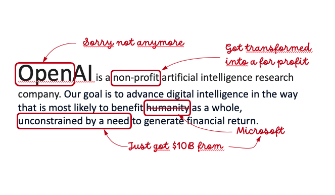 babgi's tweet photo. RIP OpenAI. 
Courtesy @aza and Center for Human Technology 
https://t.co/f0E8o5kW43 https://t.co/dUYZa2jahC
