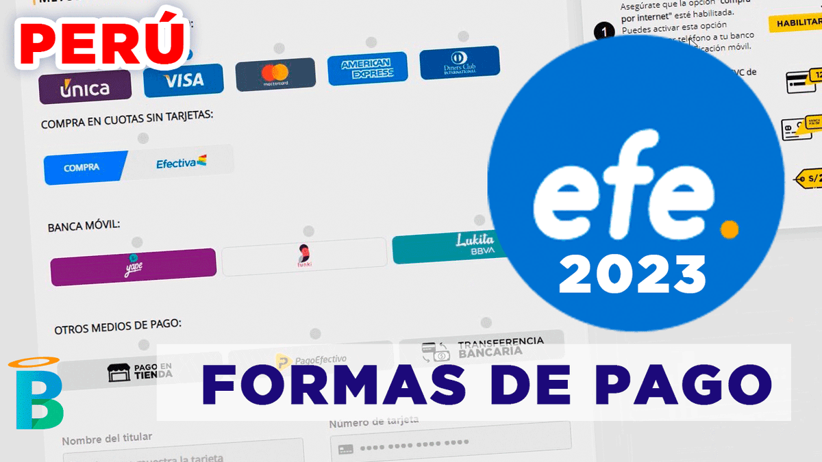 AlertaCreadores's tweet image. Veremos los métodos de pago ACTUALIZADOS  en tiendas EFE Perú y sus caracteristicas, todos en el siguiente vídeo. ➡ youtu.be/O1y_VshnQ_0
#efe #tiendasefe #compras #comprasonline #yape #tutoriales