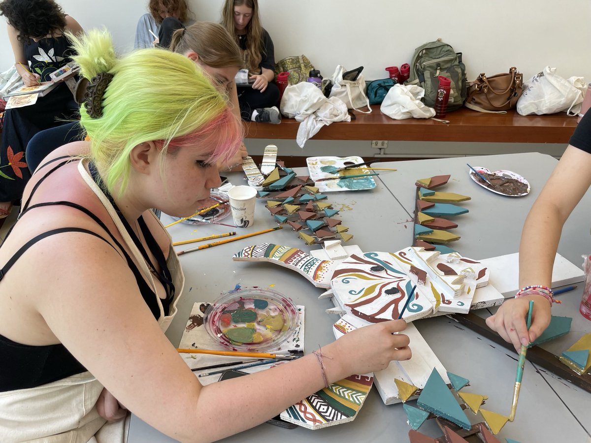 rmdelbus's tweet photo. SAAC FINE ARTS FESTIVAL 2023 in Lima
Theme: Ancestry and Heritage 
3 days of ART, creativity, motivation and engagement!
35 VISUAL ARTS students from 6 different countries working and enjoying together!  Great job! 🎨
@FDRarts @FDRHighSchool @ColegioFDR @HarryChavez123 
#FDRrocks https://t.co/2a00ZZpqql