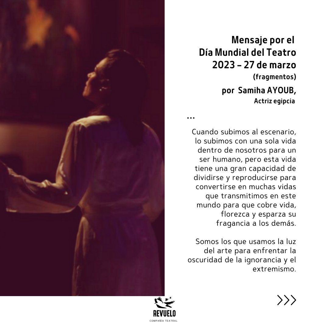 itaca_penelope's tweet photo. El sábado, celebramos el teatro lleno, y alzamos la voz para dar este mensaje.   #DíaMundialdelTeatro #27Marzo. Este día es una celebración para aquellos que pueden ver el valor e importancia de la forma de arte #teatro, y actúa como un llamado de atención para los gobiernos, https://t.co/IPKypBnw2L