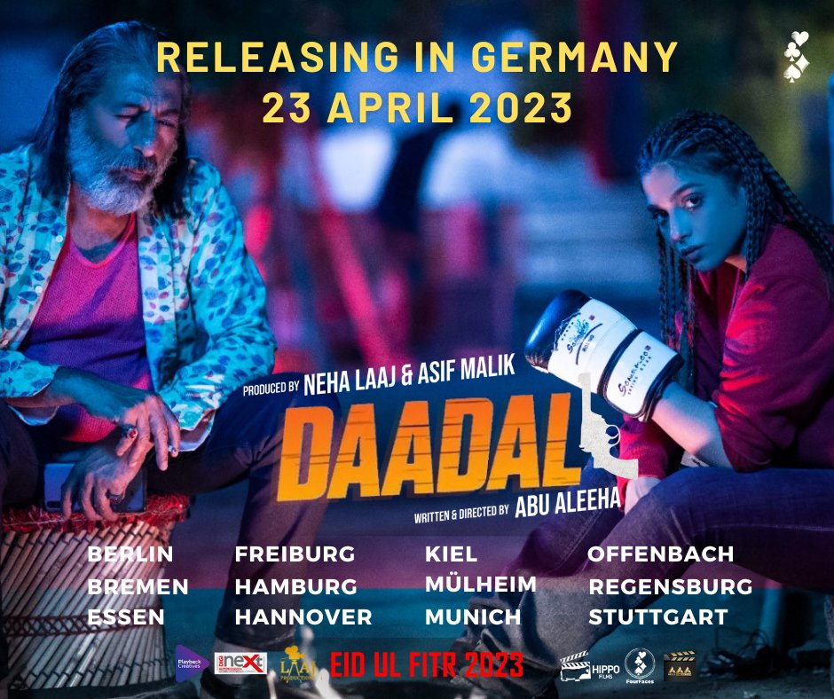 4ourFaces's tweet photo. Daadal, releasing in Germany and UK

#ShamoonAbbasi #MohsinAbbasHaider
#SonyaHussayn #RizwanJafri
#MairaKhan  #NehaLaaj #AsifMalik
#LaajProductions #B13productions
#ReleasingonEid #UK #Germany 
@nehalaaj
@soniyaHussain
@mohsinAbbasHaider
@shamoonabbasi
@rizwanaliJaffri https://t.co/kPjC4OOt9G